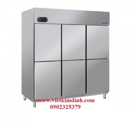 Tủ đông 6 cánh inox